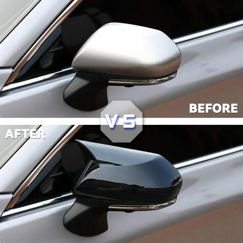 For Toyota Camry 2018- Car Rearview Side Mirror Cover Wing Cap Exterior Door Rear View Case Trim Carbon Fiber Housing Shell