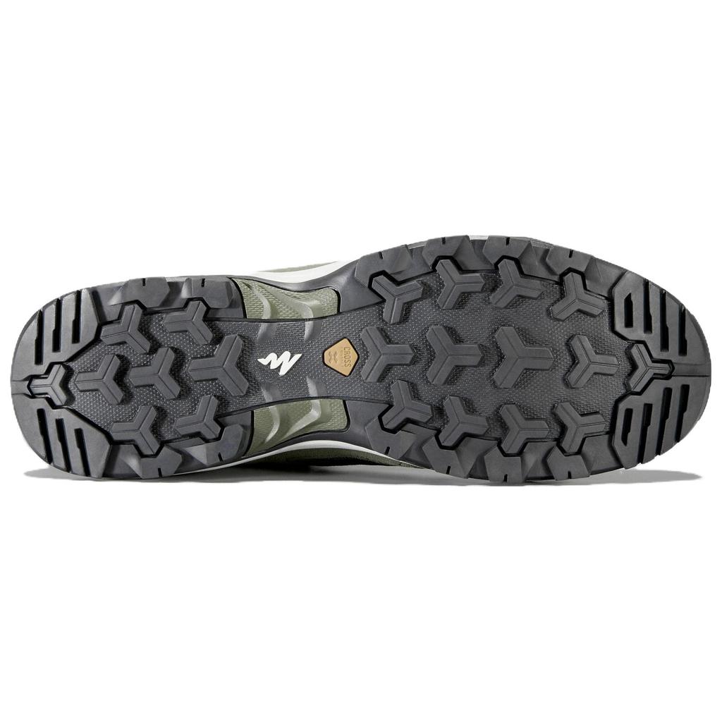 Decathlon MH100 Abrasion Resistant Breathable Mid Top Hiking Shoes Men's Green
