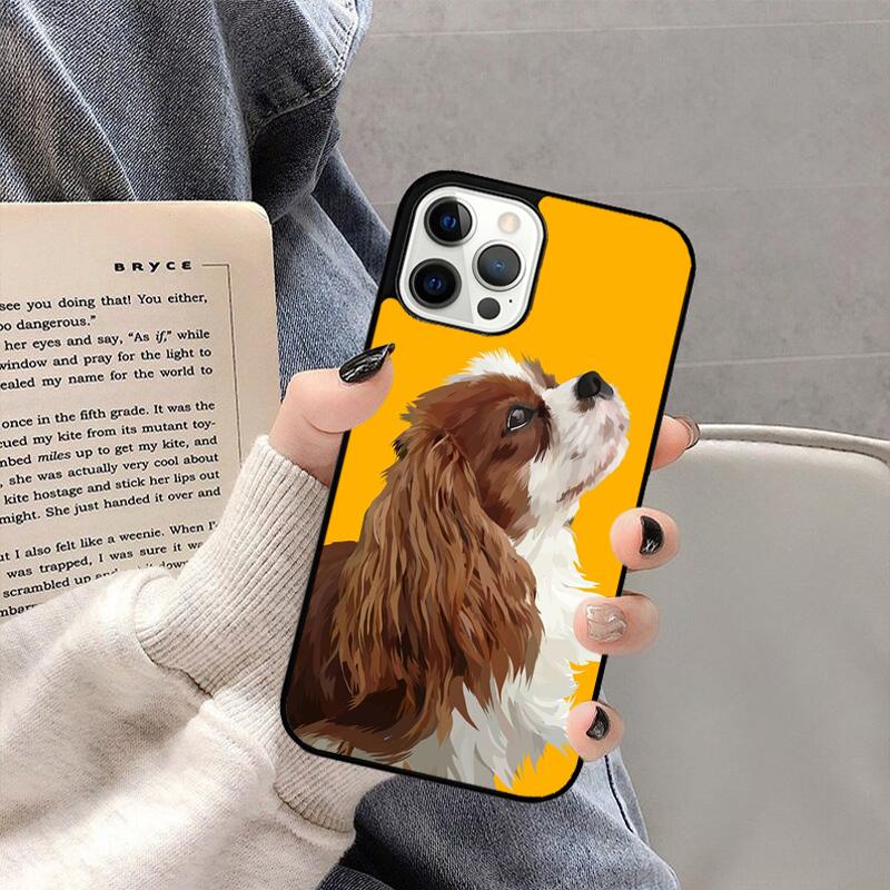 Cavalier King Charles Spaniel Dog Phone Case Cover For iPhone 17 Air 16 15 14 Plus 11 12 13 Pro  Max Coque Cover Shell