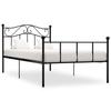 VidaXL Bed Frames Black Metal 100 X 200 Cm
