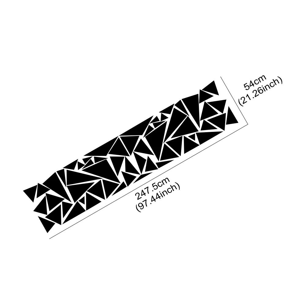 Triangle Stickers Car Body Decoration Stickers 200x60cm DIY Car Body Sticker For Hyundai Ioniq 5 6 7 N Line 2025 2025 2025 2025
