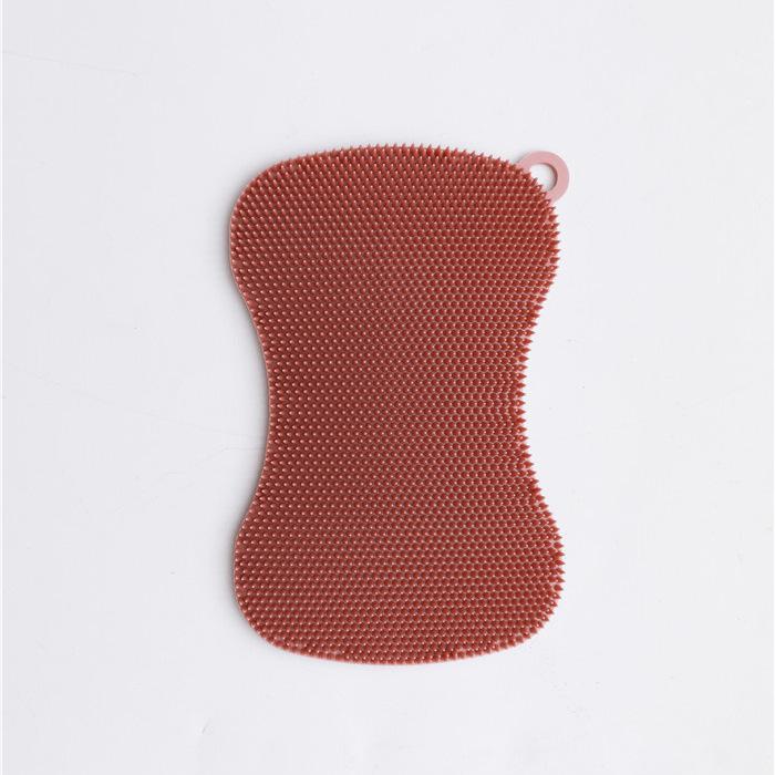 

Multipurpose Silicone Dishwashing Brush - Non-stick, Easy-Clean Kitchen Tool