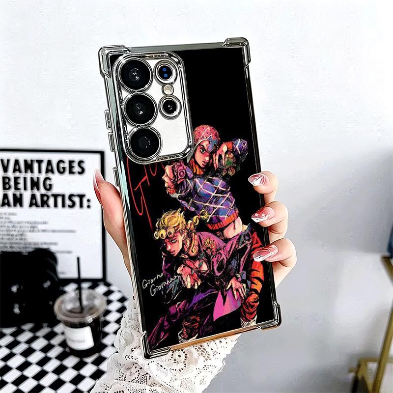 JoJo Abenteuer Guido Mista Weiche Handyhülle Für Samsung Galaxy S26 Ultra S25 Edge S24 FE S23 Plus S22 S21 + S20 Galvanisiert Anti-Fall