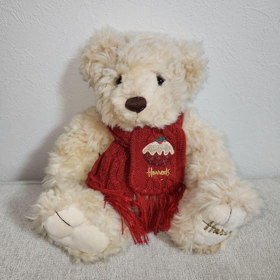 

[USED] Harrods Teddy Bear Strawberry Scarf
