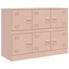 VidaXL Buffet Pink 99x39x73 Cm Steel, Cabinet, Cupboard, Highboard, Sideboard, Storage Cabinet, Organizer of 841794