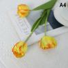 Simulation 3 Silk Tulips Home Living Room Dining Table Wedding Halloween Decoration Artificial Flowers Fake Flowers Fake Plants