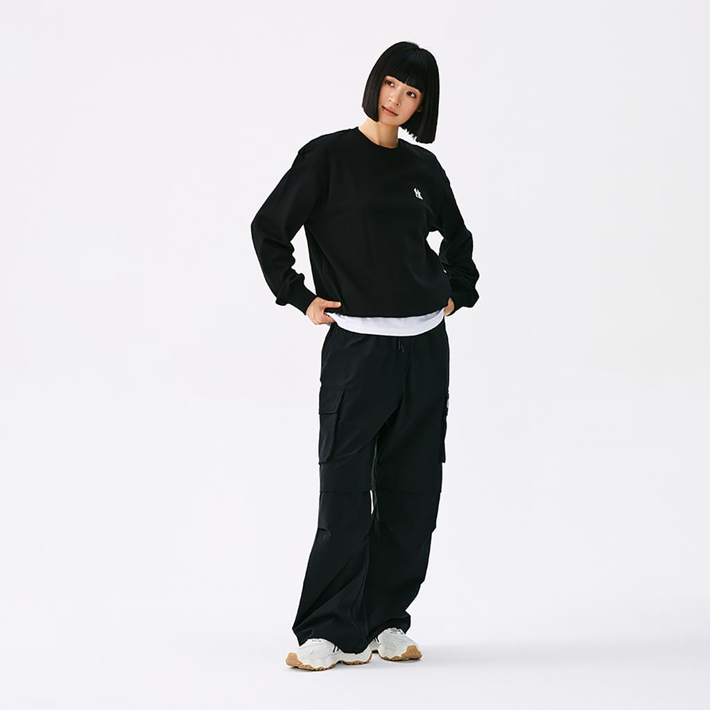 New MLB New York Yankees Basic Collection 25FW Sweatshirt Unisex Standard Black 3AMTB0154-50BKS