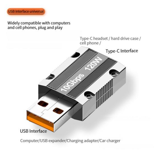 Otg Adapter 10Gbps High Male Fast Charging Female Mini Type-C Speed To Usb Port Adapter Converter