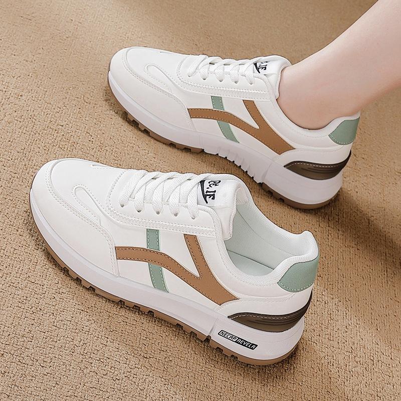 Forrest Gump sneakers new spring and autumn lightweight soft-soled leather student platform dad shoes 35