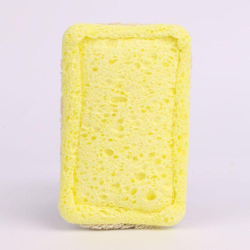 

Губка Люфа Щетка Целлюлоза Хлопок Чистящая Щетка Щетки для мытья посуды Кухонные принадлежности жёлтый