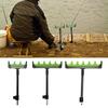 Multi Holes Fishing Rod Holder Bracket with Bandstick Ground Plug Holder Fishing Rod Rest Head Bracket  Easy To Install