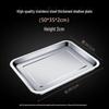 304 Stainless Steel Rectangular Serving Tray