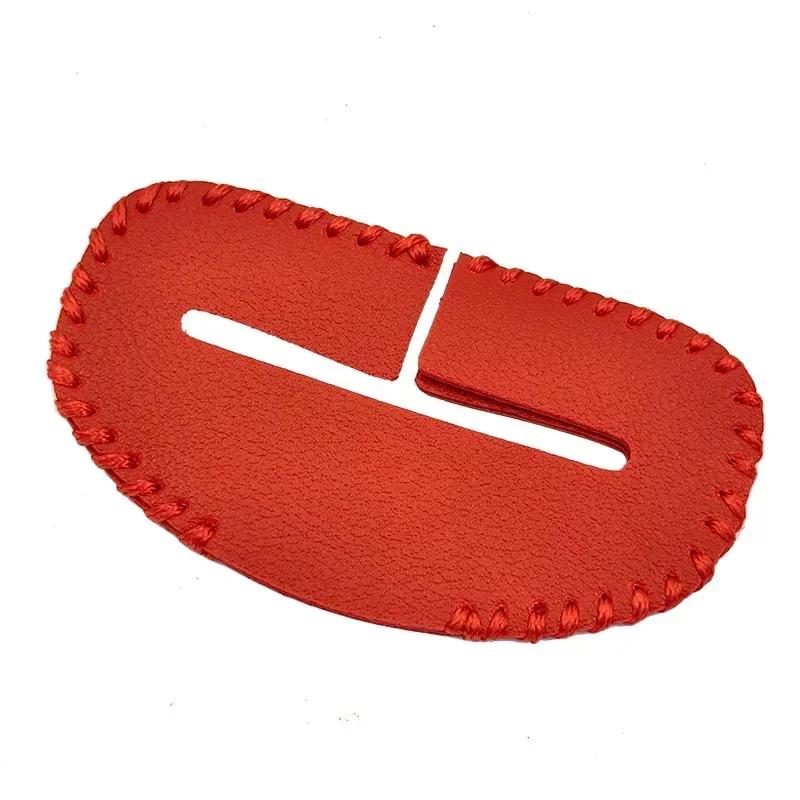 Car Seat Belt Buckle Clip Protector Cover Interior Front Rear Seat Auto Safety Seat Belt Bulckle Leather Clips Accessor