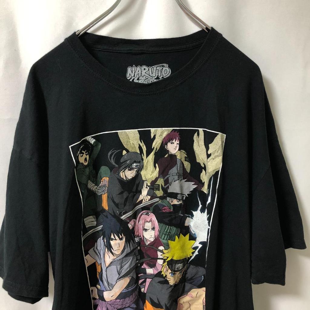 [USED] N-4109 NARUTO Shippuden Uzumaki Naruto Anime T-Shirt XL