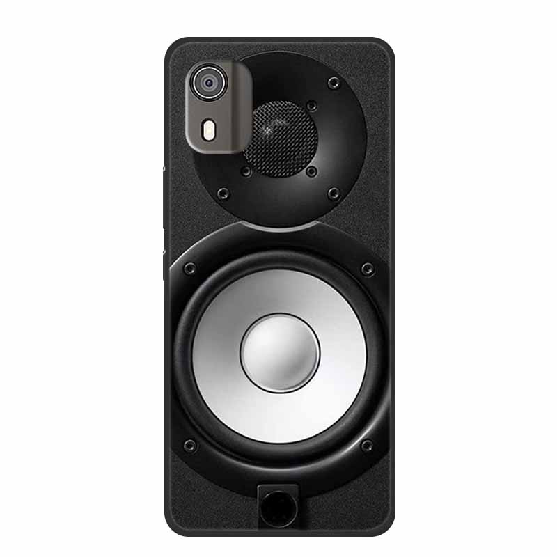 Case For Nokia C02 Luxury Soft Silicone TPU Black Phone Cover for Nokia C02 C 02 NokiaC02 Funda Lovely Shockproof Bumper Coque