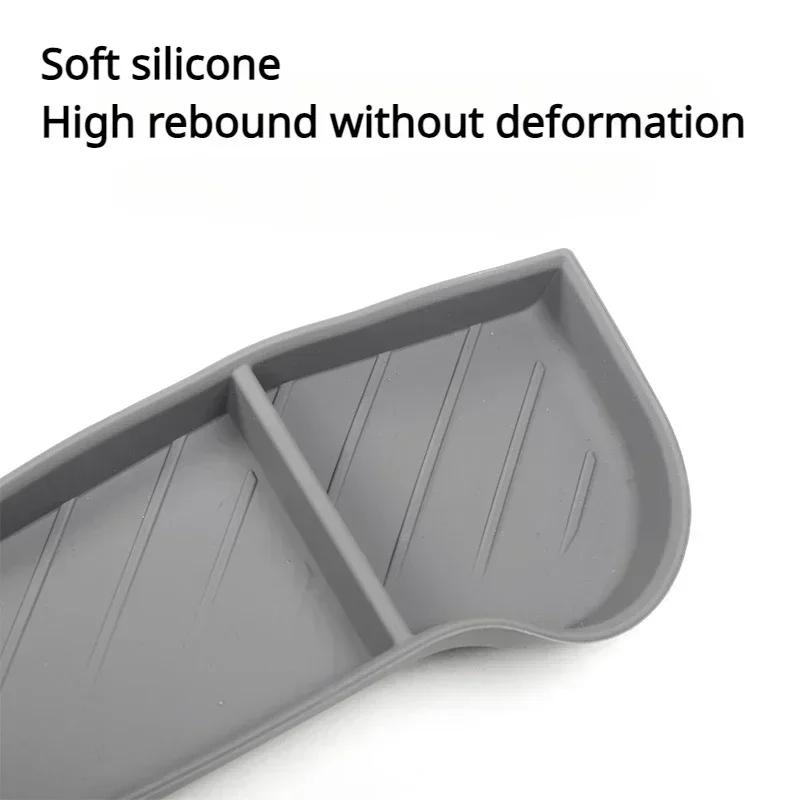 Car Door Side Storage Box For Tesla Model X Waterproof TPE Gate Slot Anti Dirty Storage Organizer Tidying Interior Accessories