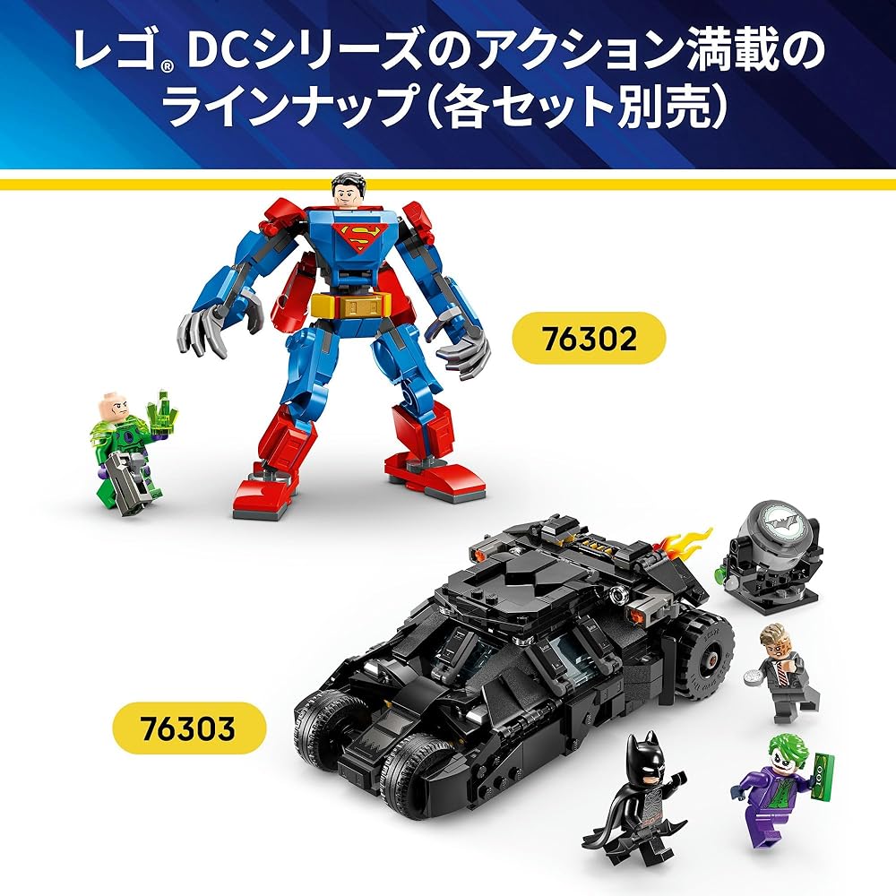 LEGO Super Heroes Batman Forever Batmobile Toy Building Set with Figures for Kids 76304