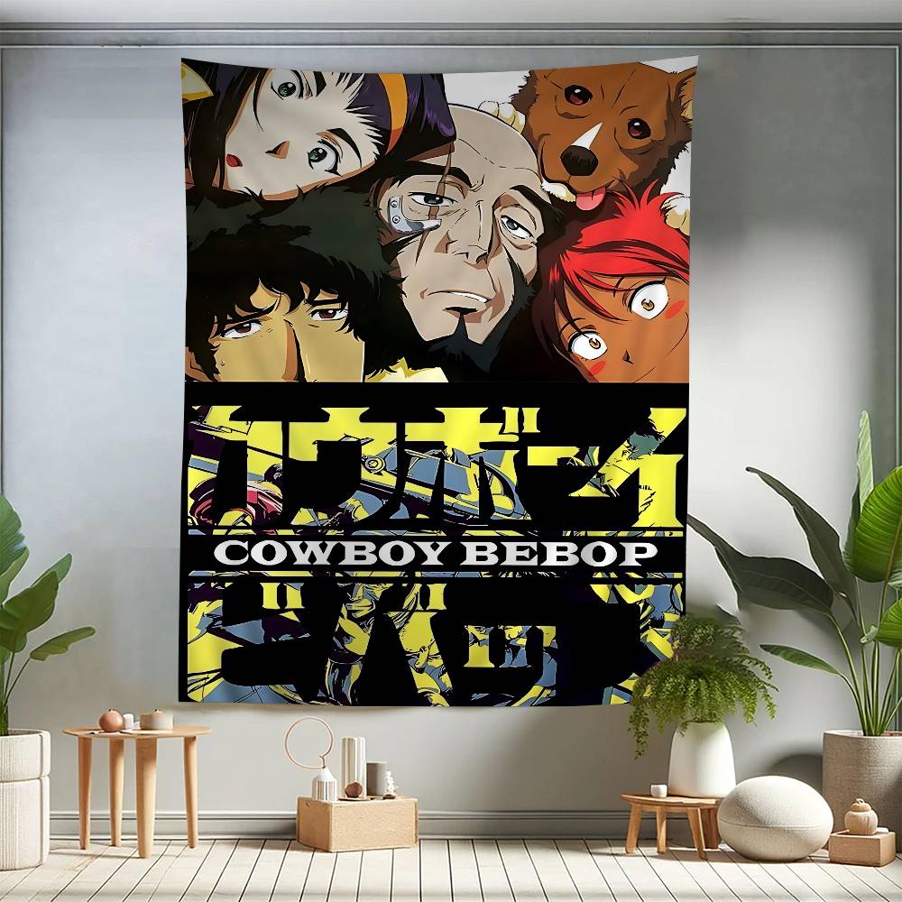 1PC Anime C-Cowboy B-bebopS Hanging Bohemian Tapestry Cheap Hippie Wall Hanging Bohemian Wall Tapestries Mandala Wall Hanging