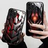 Gundam Mecha Wind iPhone15 Mobile Phone Case Apple 16promax Glass Case 14 Cool Boy Protective Case 13