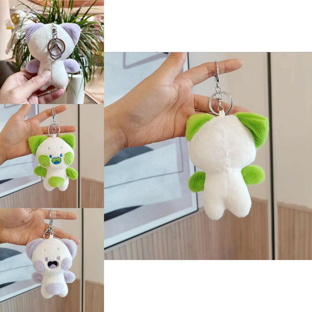 Adorable 4.7in Dudu Cat Plush Toy Keychain Decoration