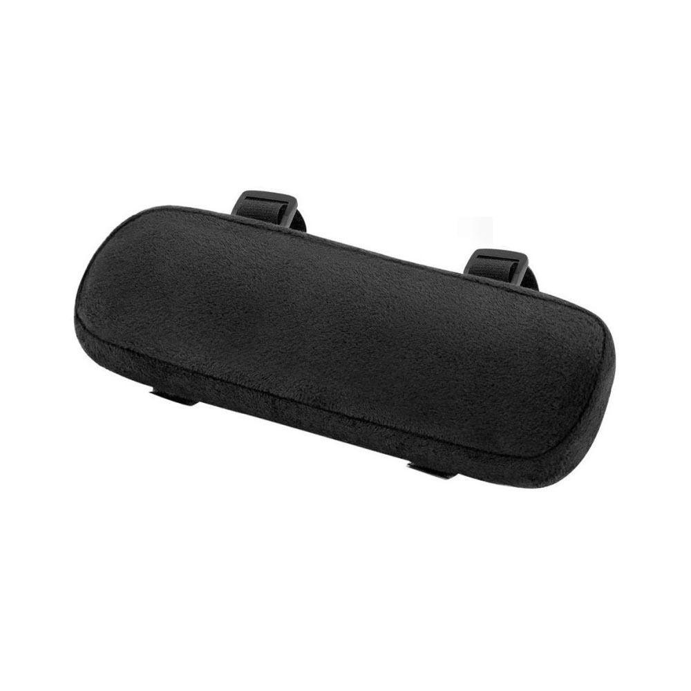 

Подушки подлокотников из пены с эффектом памяти для инвалидной коляски, чехол, черный, фиксированная пряжка, чехол для подлокотника, подушка, офисное кресло