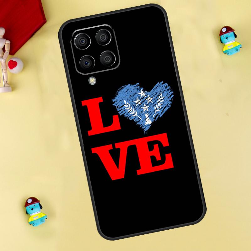 Kosrae Flag Case For Samsung Galaxy M55 M14 M34 M54 M32 M52 M15 M11 M12 M13 M06 M16 M36 M56 M31 M53 M35