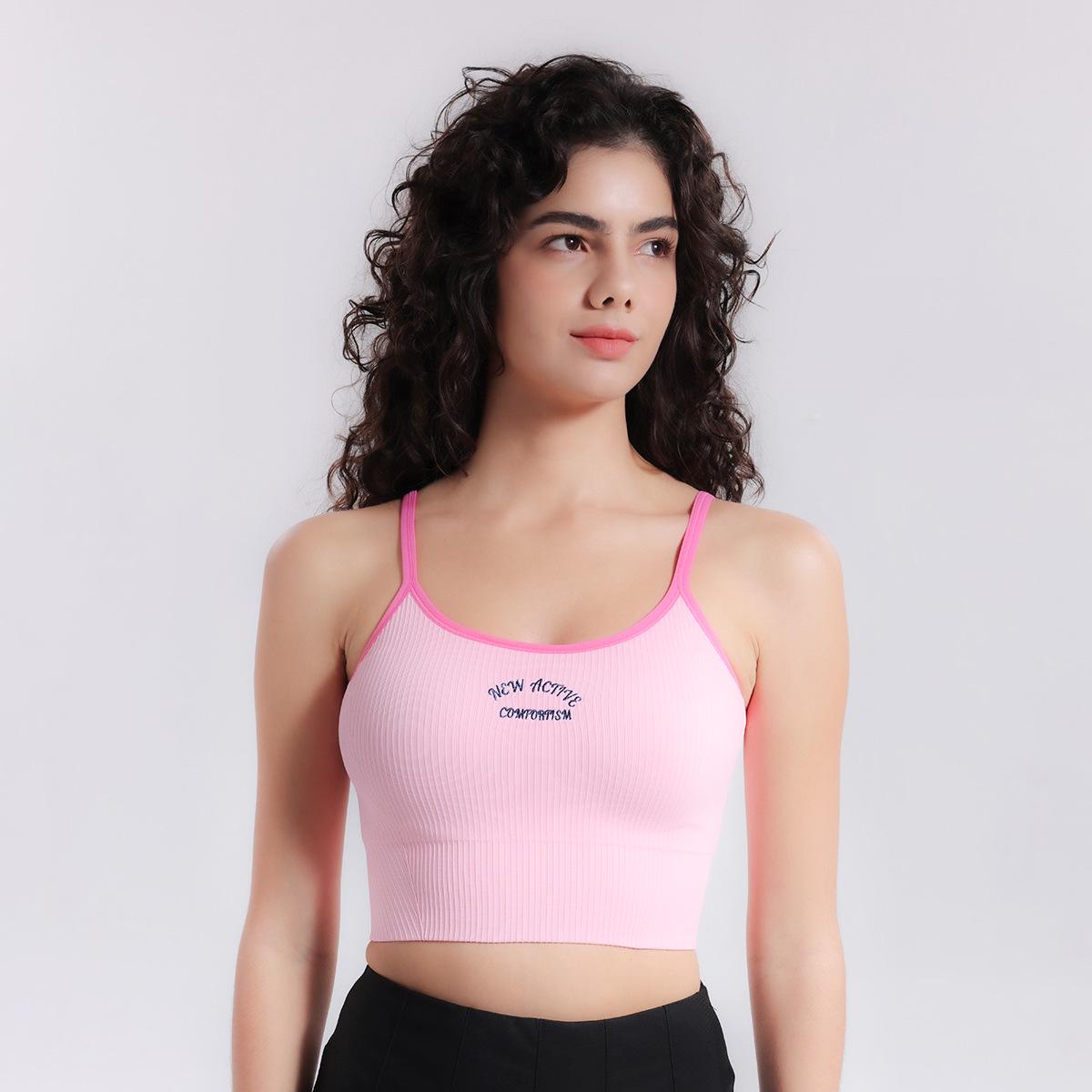 

Женский ударопрочный спортивный жилет с U-образной спинкой в стиле ретро для фитнеса Medium (95-110 Jin)