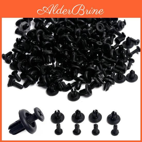 6mm Auto 100pcs Car Rivets Hole Fastener Fender Bumper Push Pin Clips
