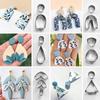 126-Piece DIY Polymer Clay Earring Kit: Stainless Steel Cutters, Earring Cards, Ear Hooks & Geometric Shapes
