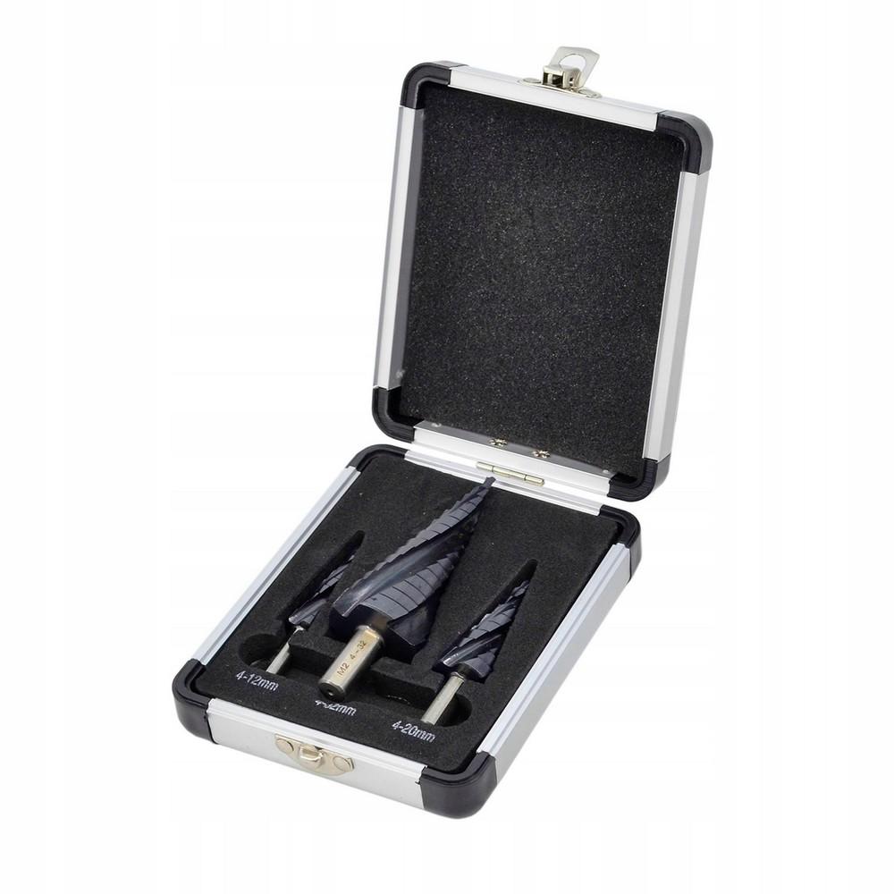 AW Tools Spiral-Stufenbohrer-Set (3er-Pack)