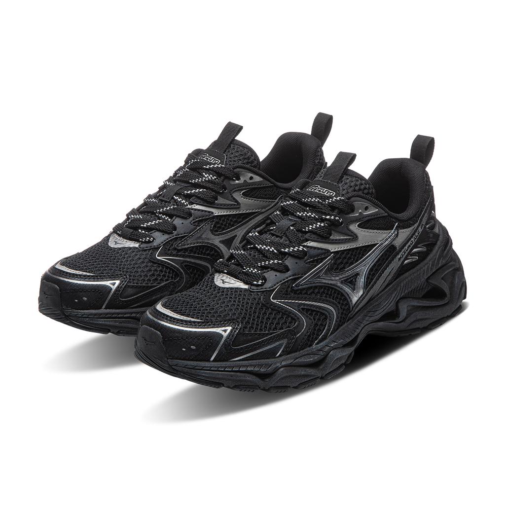 Mizuno Chunky Sneakers Unisex Low Top Black/Dark Silver D1GH260901