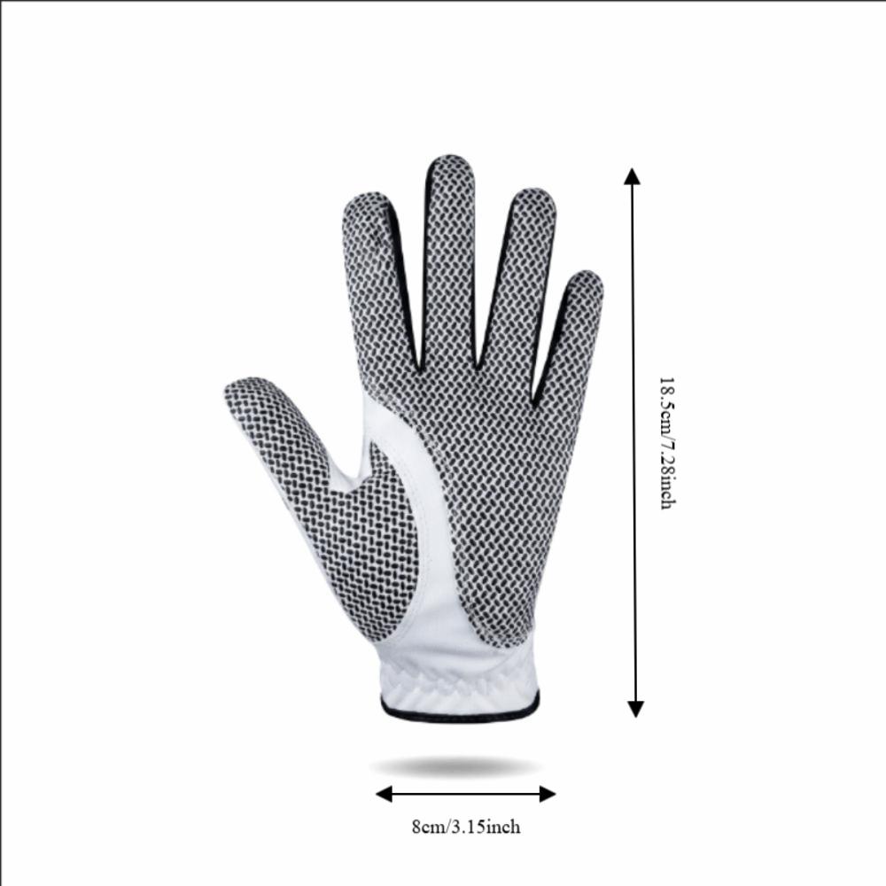 Microfiber Fabric Golf Gloves Silicone Grip Dots Golf Sports Gloves Golf Glove  Golf Practice
