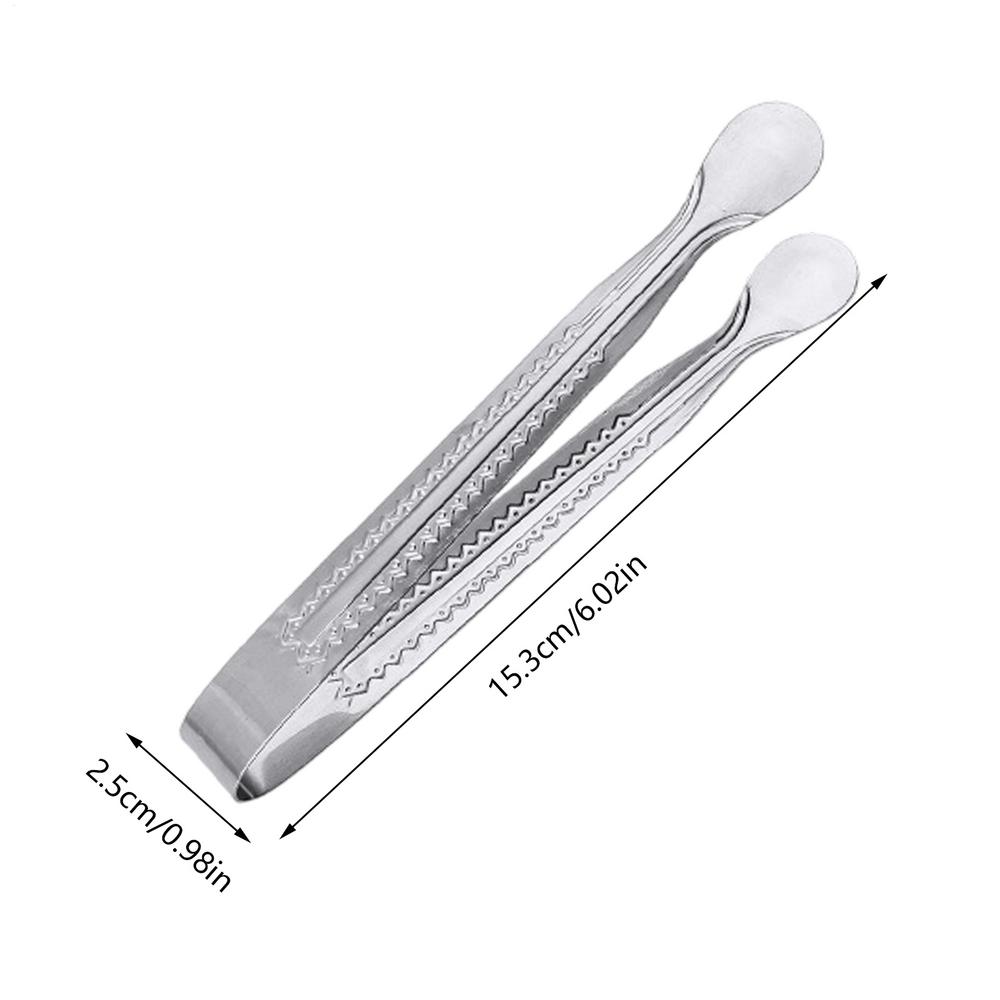 

Щипцы для подачи 1 шт. Нержавеющая сталь Щипцы для льда Клипсы для кубиков Щипцы для еды Кухонный инструмент для приготовления Подача для коктейлей Виски Чай Барбекю