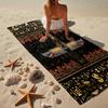 Eagle And Moon Symbolism Beach Towel, Super Soft Microfiber, Gift for Her/Him, Birthday, for Pool, Beach, Travel, Home Decor Fan gifts