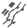 Carbon Fiber Chassis Kit RC Chassis Frame Rails for Axial SCX24 Deadbolt JLU C10 Bronco 124 RC