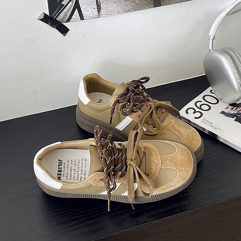 Retro board shoes women's autumn new sports versatile comfortable platform niche Forrest training shoes