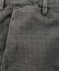PANICALE Cotton Check Slim Fit Pants [Brown]