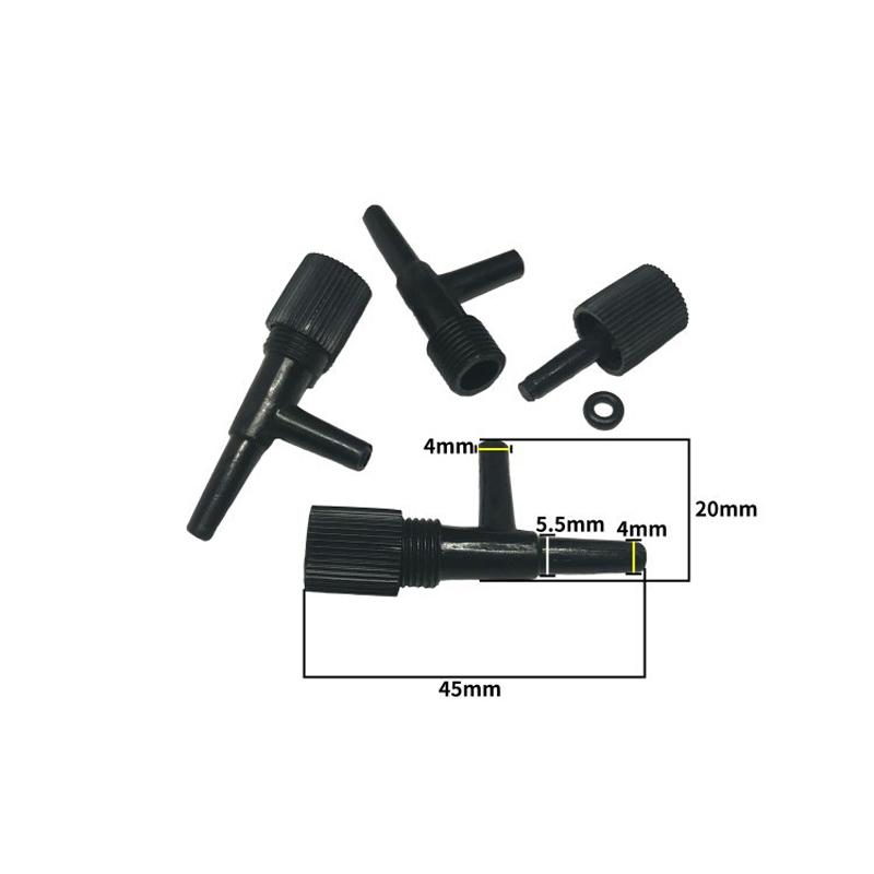 10Pcs 4Mm Aquarium Air Control Valve Tap Aquarium Fish Tank Air Pump Connector Control Valve Air Pipe Tube For Aquarium