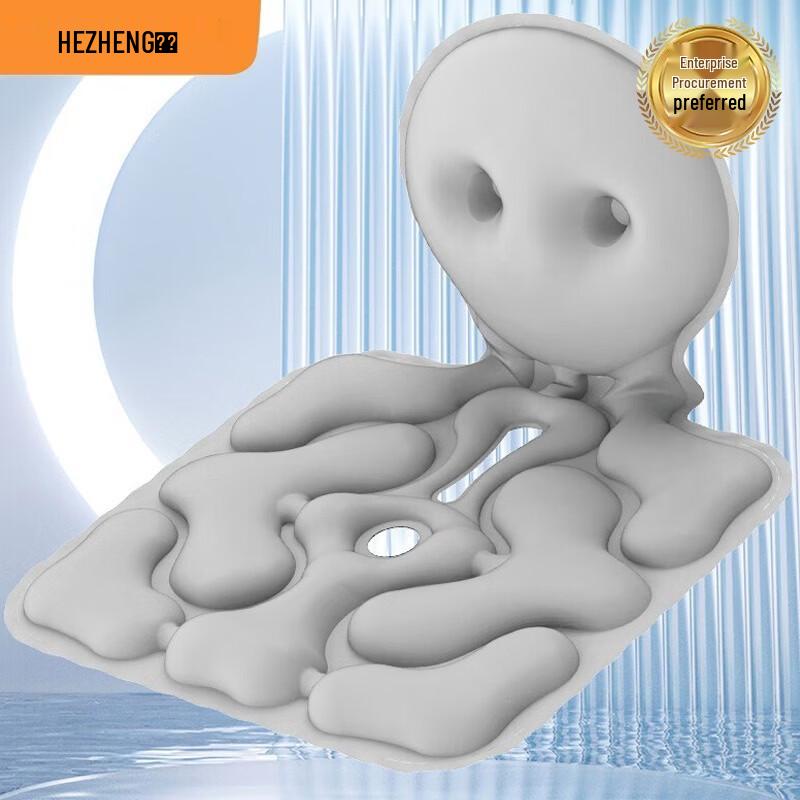 HEZHENG Ergonomic Inflatable Lumbar Support Cushion CN plug (adapter included)