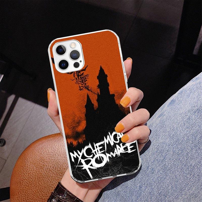 My Chemical Romance MCR Phone Case For iPhone 13 12 Mini 11 Pro Max XS XR X SE 7 8 Plus 5S 5 6S 6 Gift Print Cover Fundas