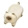 Ceramic Soap Dish with Automatic Drainage Cute Design Animal Shape Easy Cleaning Soap Holder Organizer for Shower Bathroom