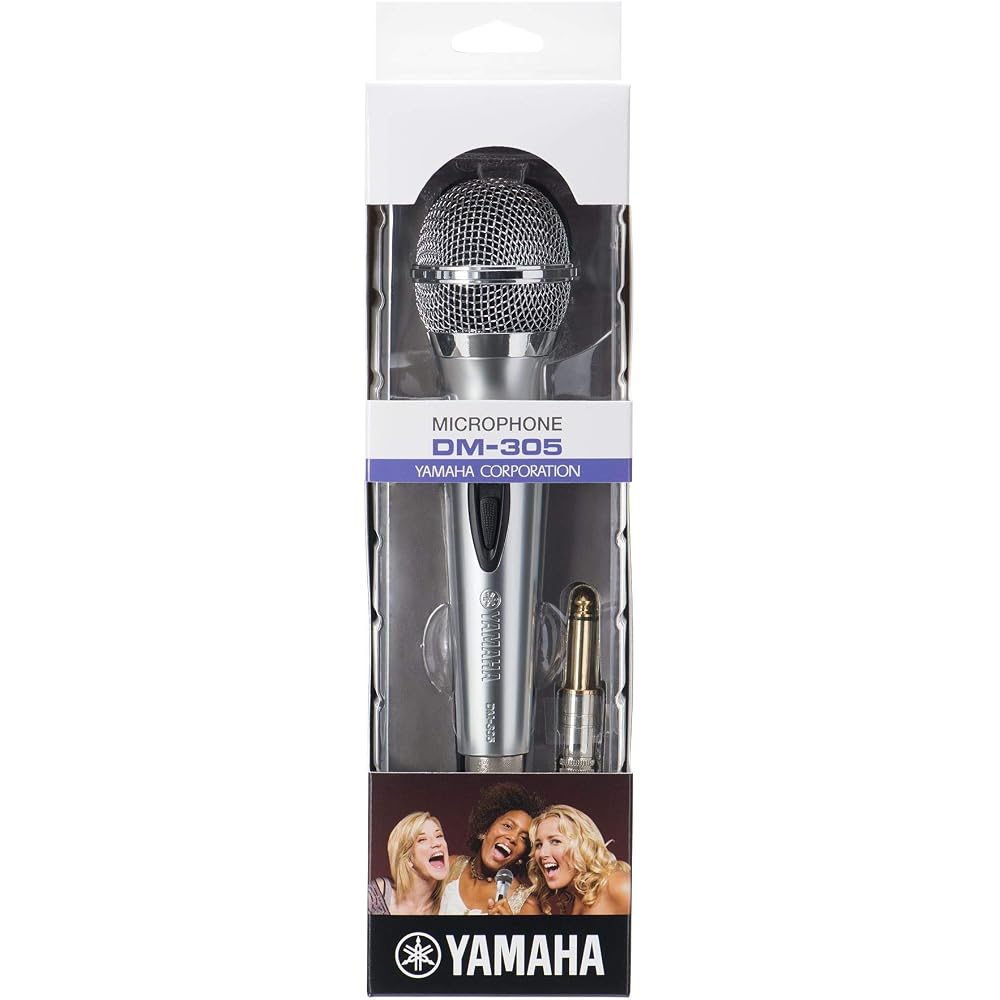 Yamaha (YAMAHA) Dynamic Microphone DM-305 Super Cardioid XLR Female to Phone with 5m Cable