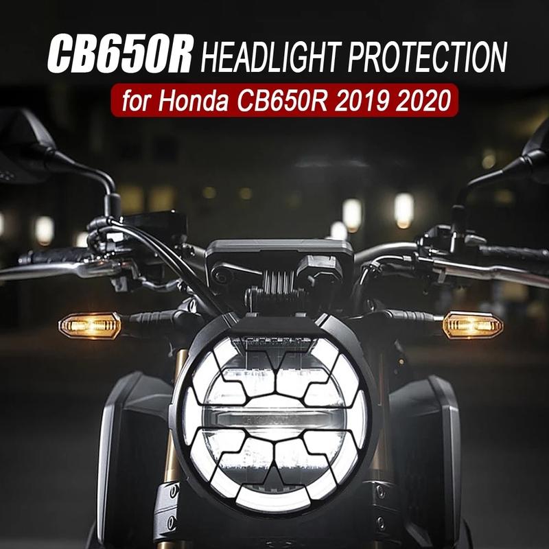 For HONDA CB650R CB 650 R CB 650R 2019 2020 Motorcycle Headlight Head Light Guard Protector Cover Protection Grill