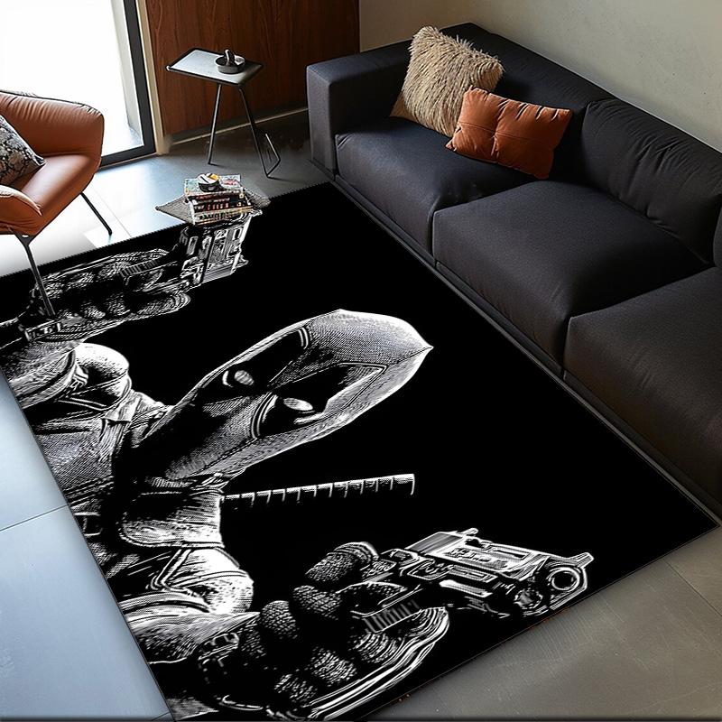 Dead-pool Area Rug Suitable for Indoor And Outdoor,Carpets for Playroom, Homes, Offices, Living Rooms,Home Decor,Christmas Fan Gift