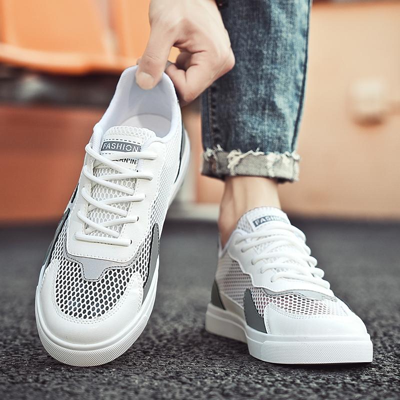 Stor Storlek 47 Herrskor Sneakers Herr Fritidsskor Lyxiga Andningsbara Herr Promenadskor Trendskor för Män Löparskor Herrskor