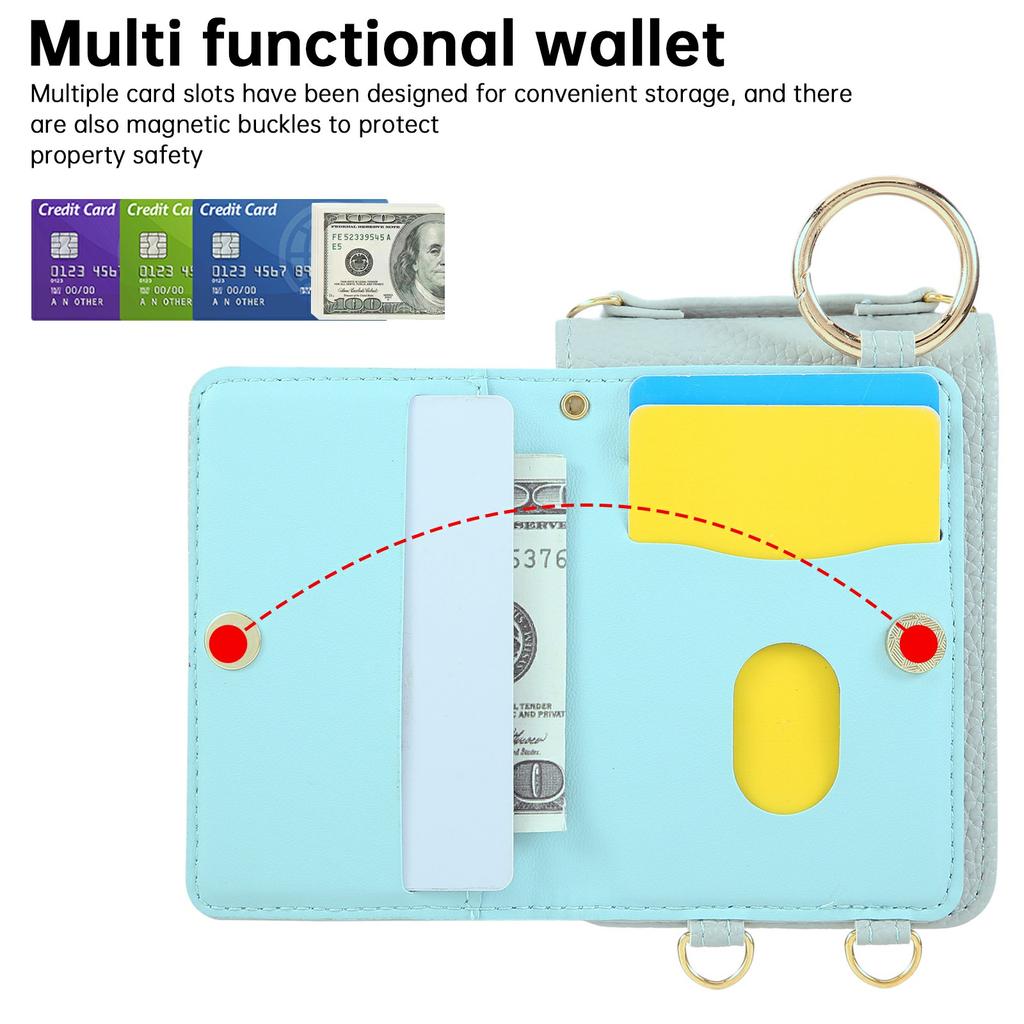 For Samsung Galaxy Z Flip7 FE 5G/Z Flip6 5G Case Kickstand Rhombus Leather+TPU Phone Cover with Shoulder Strap