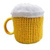 Winter Warm Hat Beer Cup Hats Beanie Unisex Hairline Cap Beer Lovers Ear Warmers for Women Men New Year Presents Fun Gift
