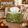 1pc Pastoral Rural Landscape Tissue Box | Multi-Functional Seasonal Hot Napkin Dispenser, Suitable for Home, Harvest Parties, Winding Road Cattle Farm