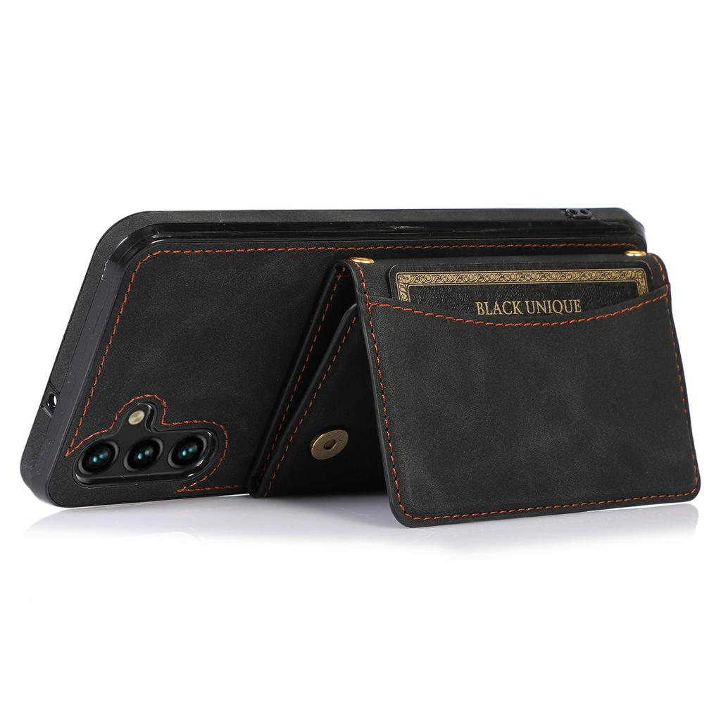 For Samsung Galaxy A16 4G/5G Phone Case Tri-Fold Wallet Kickstand PU Leather+TPU Back Cover