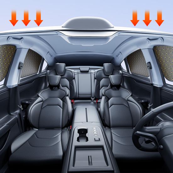 Car Sun Shade Heat-Proof Window Cover for Driver Side Electrostatic Sun Shield UV Protection Privacy Shield Portable Car Interior Heat Protector